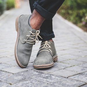 Zahara Charcoal Suede