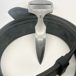 Knife Belt - black, stitched